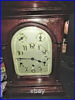 Kienzle wooden bracket clock with Westminster chime