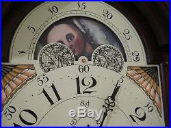 L31207EC SLIGH Henry Ford Museum Federal Inlaid Mahogany Grandfather Clock
