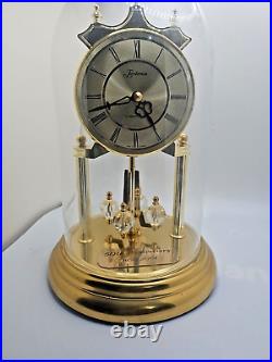 LORICRON 50th ANNIVERSARY Dome CLOCK 9 1951-2001 Plaque Pre Owned No Backcover