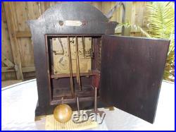 Large 1910 Victorian Westminister Mantel Clock WORKS by Otto Berner in Stuttgart