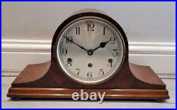 Large Antique 1920's Oak Cased German Haller Westminster Chiming Mantel Clock