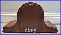 Large Antique 1920's Oak Cased German Haller Westminster Chiming Mantel Clock