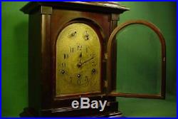 Large Antique German Westminster Chime Kienzle Mantle Shelf Clock