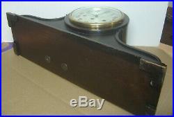 Large Antique Junghans Westminster A32 chime Mantel Mantle Tambour Clock Working