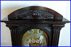 Large Antique Junghans Westminster Chime Mantel Clock