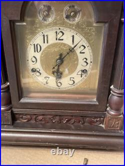 Large Antique Kienzle German Westminster Chime Bracket Clock To Restore
