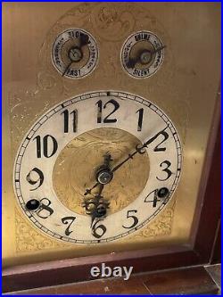Large Antique Kienzle German Westminster Chime Bracket Clock To Restore