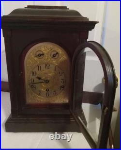 Large Antique Kienzle German Westminster Chime Clock Works With Key