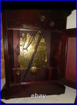 Large Antique Kienzle German Westminster Chime Clock Works With Key
