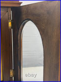 Large Antique Westminster Chime German walnut mantel or bracket clock Junghans