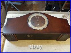 Large Art Deco British Smiths Westminster Chime Clock