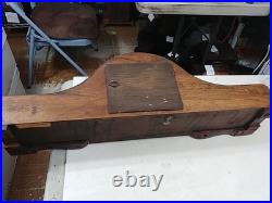 Large German Art Deco Tambour Westminster Chime Clock