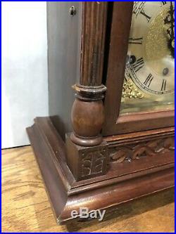 Large German Black Forest Kienzle Westminster Chime Mantel Bracket Shelf Clock