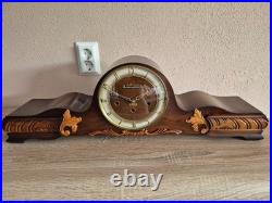 Large German Westminster and Whittington chime mantel clock (0644)
