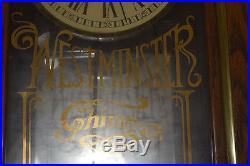 Large Howard Miller Clock withWestminster Chimes Parts or Repair