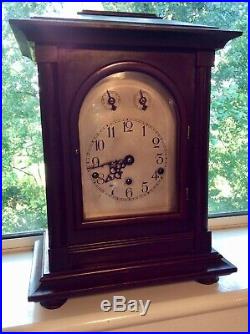Large Kienzle style Mahogany Westminster Chimes mantle Bracket clock