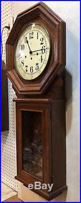 Large Ridgeway German Hermle Westminster Chime Wall Regulator Clock