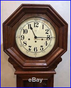 Large Ridgeway German Hermle Westminster Chime Wall Regulator Clock