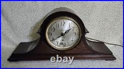 Large Vintage Sessions Westminster Electric Chime Mantle Clock Working