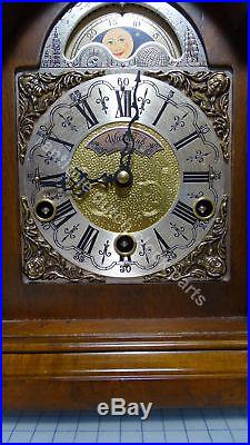 Large Walnut Warmink Westminster Chime Table Clock