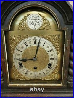 Large Westminster Chime 8 Day Bracket Clock For Spares Or Repair