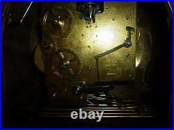 Later Art Deco Westminster Chiming Mantel Clock Kienzle Black Forest Germany