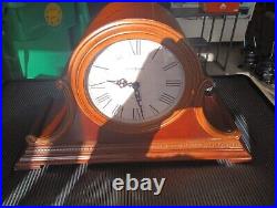 LikeNew Howard Miller Hampton Dual Chime Mantle Clock 630-150 Windsor Quartz