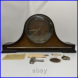 Linden Black Forest Cuckoo Clock Mfg. 3 Hole Key Wind 8-Day Mantel Clock EWC