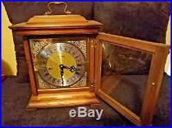 Linden Westminster Chime Mantle Carriage Clock #340-020 Great Condition