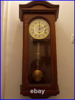 Linden Westminster Chime Mantle/Wall Windup Pendulum Clock Hermle Move. 341-020