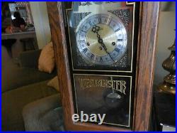 Linden Westminster Chime Mantle/Wall Windup Pendulum Clock Howard Miller 341-020