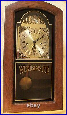 Linden Westminster Chime Wall Clock Excellent condition