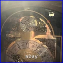 Linden Westminster chimes wall clock Tempus Fugit works! With key