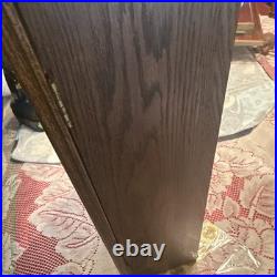 Linden Westminster chimes wall clock Tempus Fugit works! With key