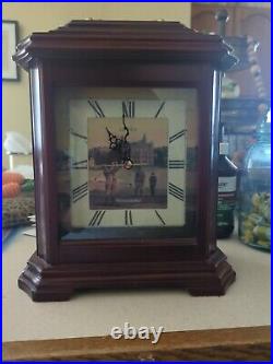 Linden WestminsterQuartz Chime Clock. Golf Theme Mantel Desk