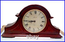 Loricron Westminster 4/4 Mantel Shelf Quartz Clock Brown