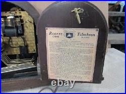 Louis XIV TWO CHIME Revere Telechron motored clock Westminster Canterbury