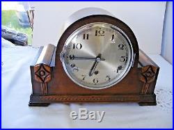 Lovely 1937 Mantle clock by Norland westminster 1/4 hour chime silent mode