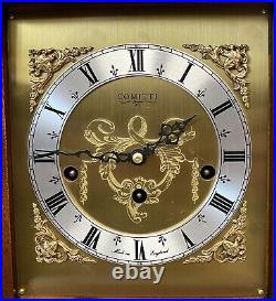 Lovely Comitti Of London Mantel Clock Quarter Striking Westminster Chime