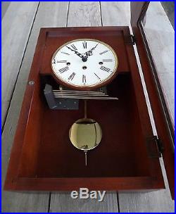 Lovely Howard Miller LANCASTER Key-Wind Wall Clock 620-132, Westminster Chimes
