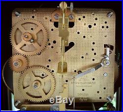 Lovely Howard Miller LANCASTER Key-Wind Wall Clock 620-132, Westminster Chimes