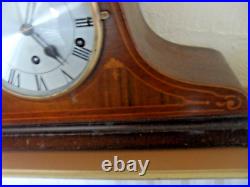 Lovely Inlaid Westminster Chime Mantle clock