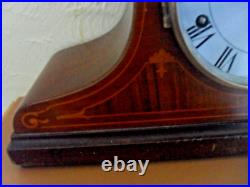 Lovely Inlaid Westminster Chime Mantle clock