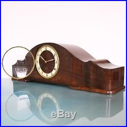 MAUTHE German Mantel Clock WESTMINSTER Chime 28.7 Inch HIGH GLOSS Vintage LARGE