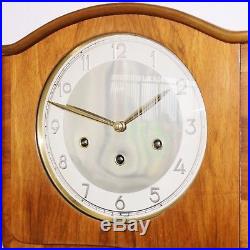 MAUTHE German WALL CLOCK WESTMINSTER Chime EXTREMELY RARE! Vintage HIGH GLOSS