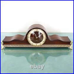 MAUTHE Mantel Top! Clock WESTMINSTER Chime! XXL Bronze! Features Vintage Germany