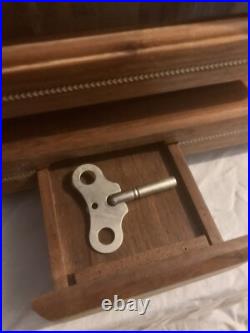 MCM Franz Hermle 352-070 SK Skeleton 4 Bell Westminster Chime 20.5 Mantel Clock
