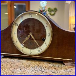 MCM Vintage Forestville Z Jewelled Chime German Mantel Clock working