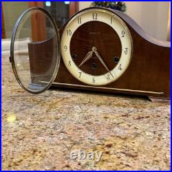 MCM Vintage Forestville Z Jewelled Chime German Mantel Clock working