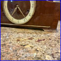 MCM Vintage Forestville Z Jewelled Chime German Mantel Clock working